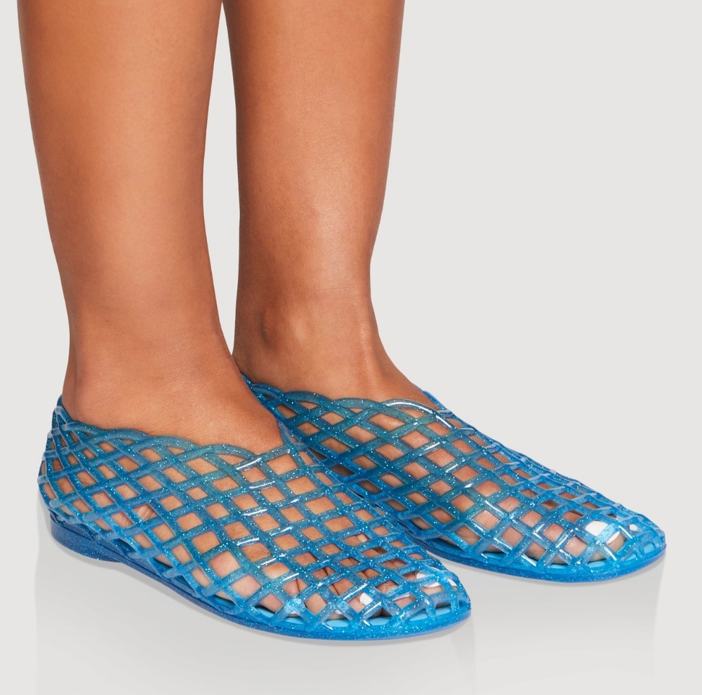 Jelly Blue Mesh Women's Shoes - Picture 3 of 4